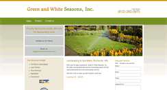 Desktop Screenshot of greenandwhiteseasons.com